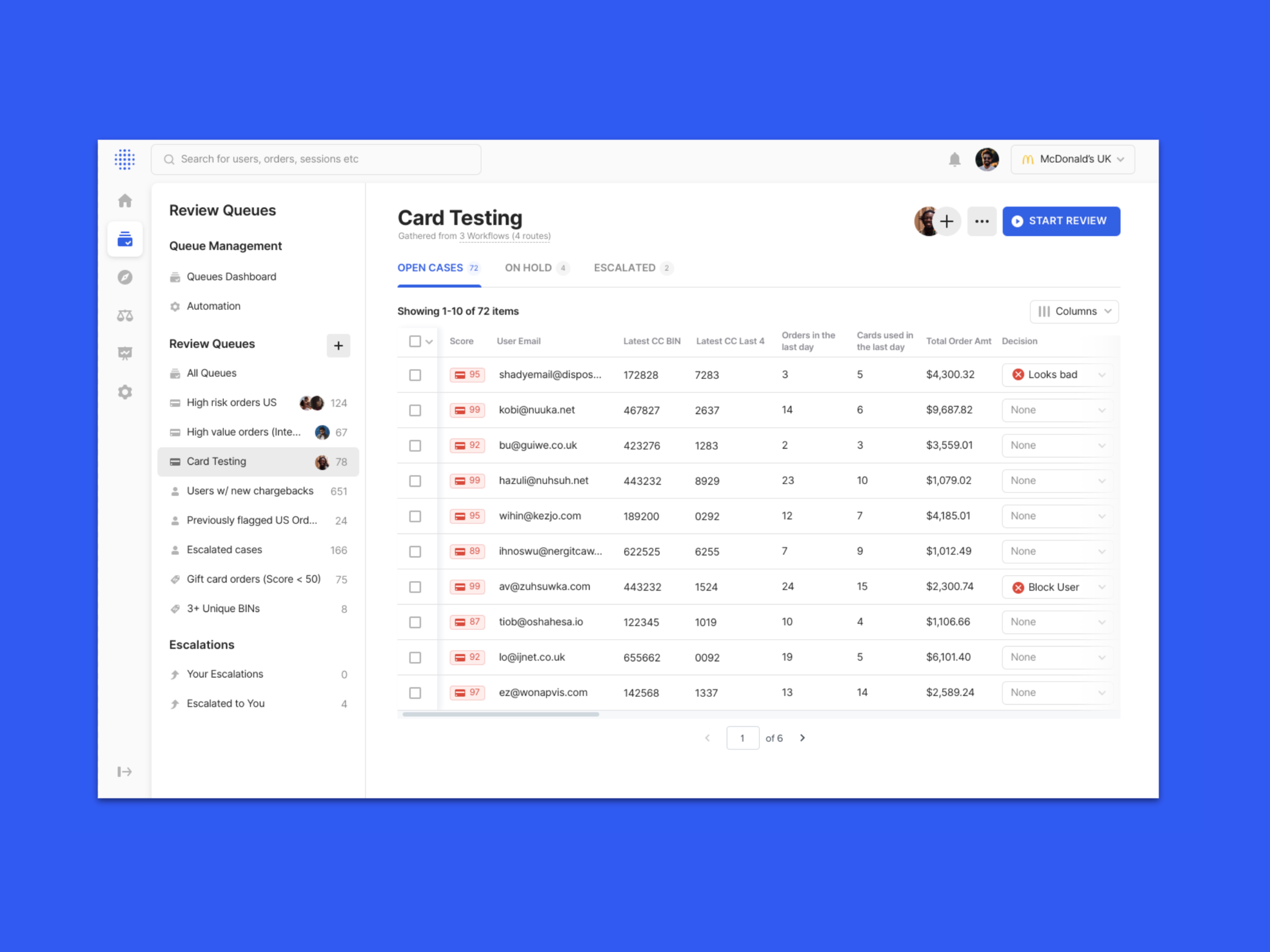 Fraud Prevention at Scale