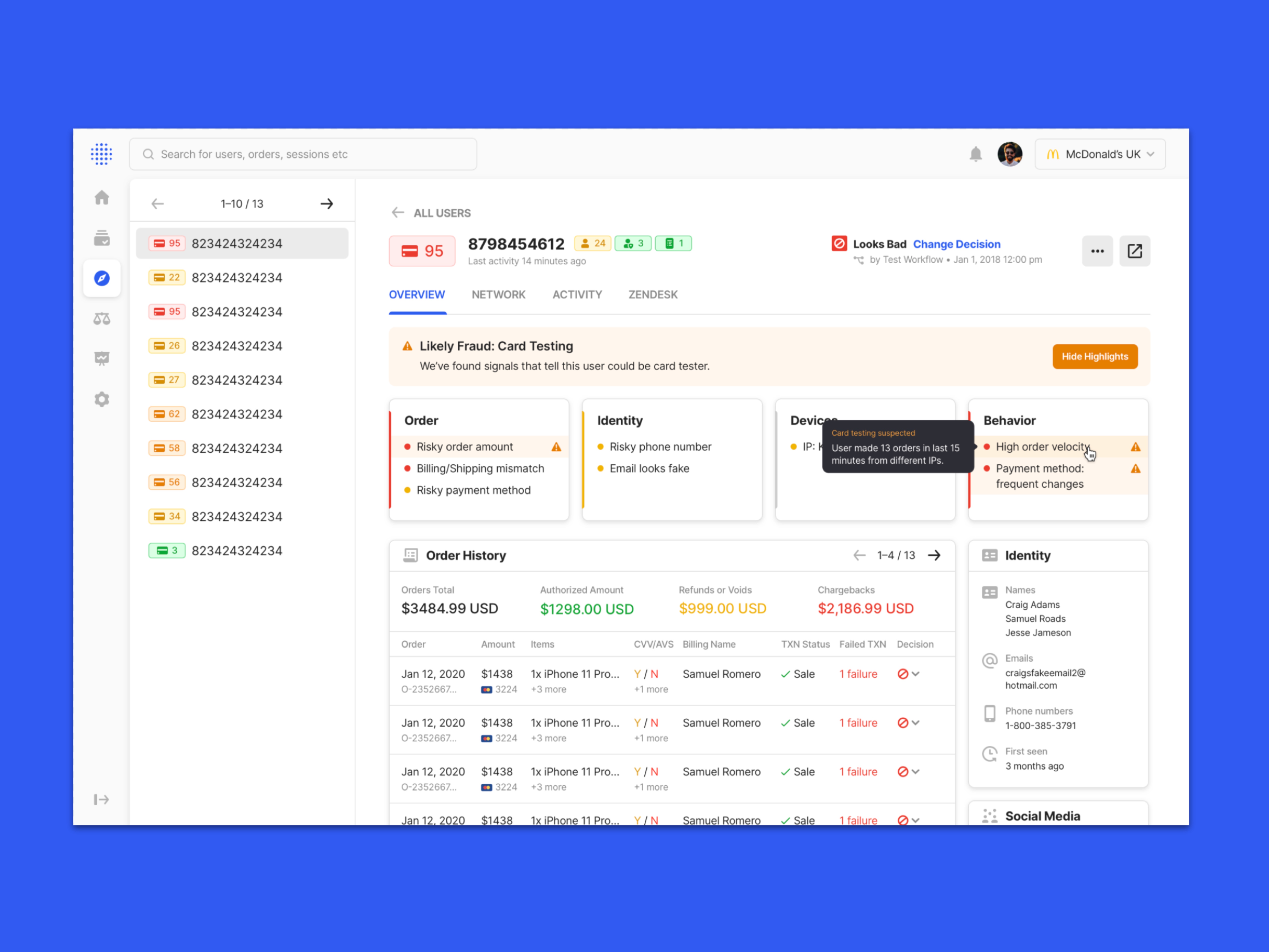 Fraud Prevention at Scale