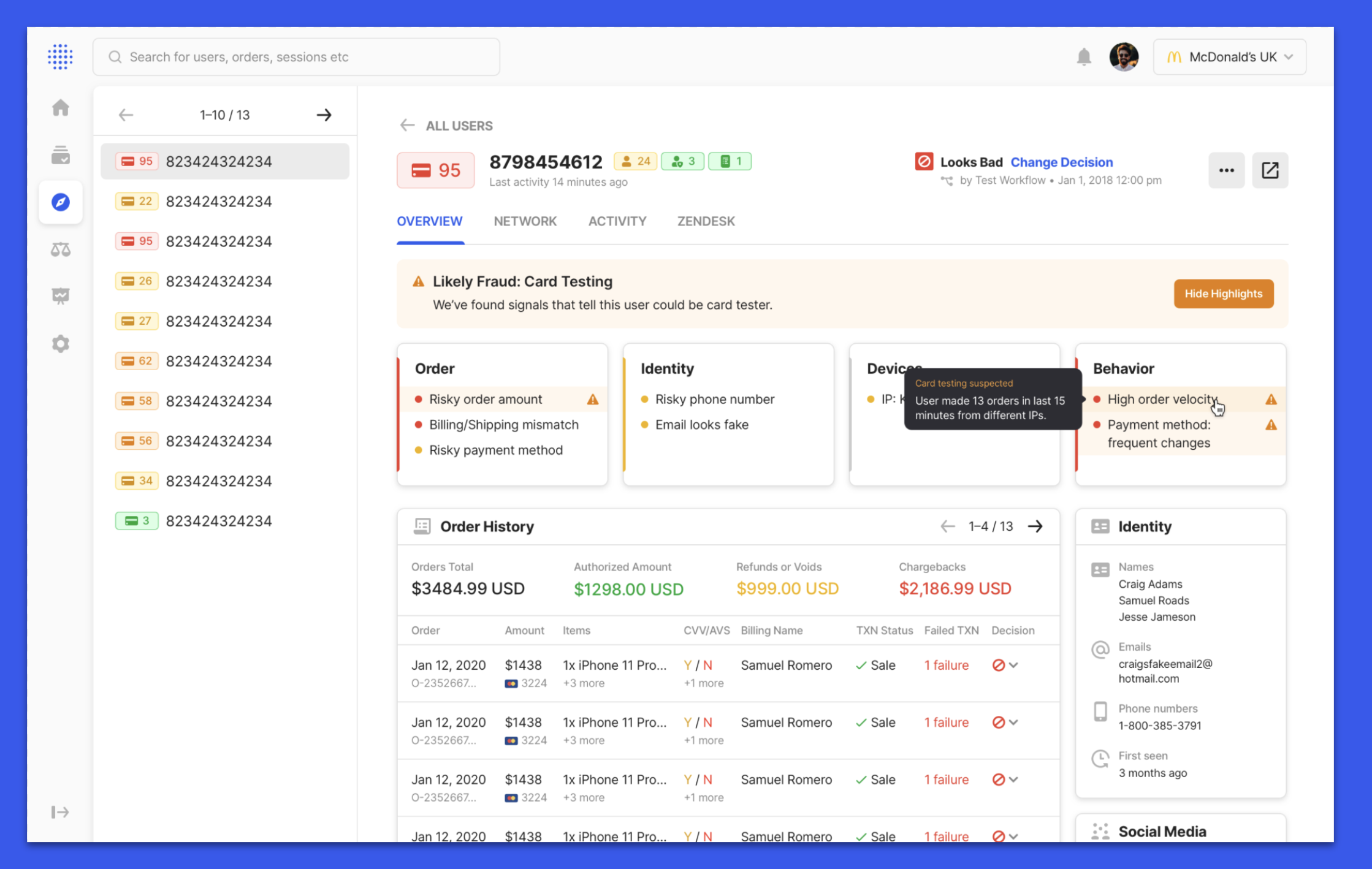 Fraud Prevention at Scale
